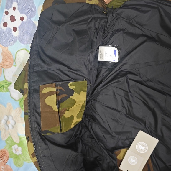 Canada Goose Camouflage Hooded Down Jacket - Picture 12 of 12